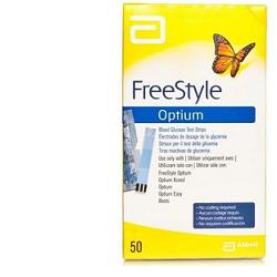 STRISCE MISURAZIONE GLICEMIA FREESTYLE OPTIUM TEST STRIPS 50 PEZZI SENZA CALIBRAZIONE - Fontenova srl