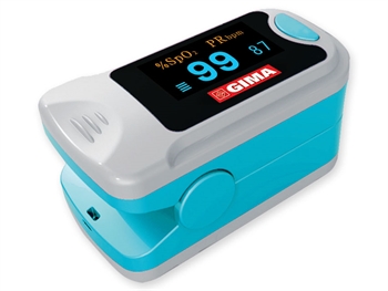 PULSOSSIMETRO DA DITO PULSOXIMETRO OXY-3 CON DISPLAY PER MISURAZIONE DIOSSIGENO NEL SANGUE E BATTITO CARDIACO CON CORDINO E BATTERIE - Fontenova srl