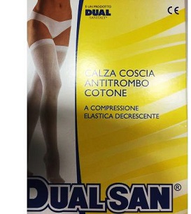 DUALSAN CALZA ANTITROMBO CON TASSELLO  1 - Fontenova srl