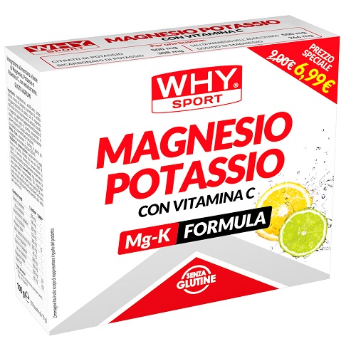 WHYSPORT MAGNESIO POTASSIO 10 BUSTE 100 G - Fontenova srl