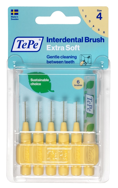 TEPE SCOVOLINO XSOFT GIALLO 0,7MM 6 PEZZI - Fontenova srl