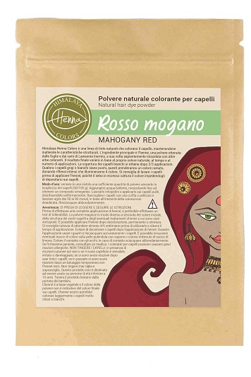 HIMALAYA HENNA COLORS ROSSO MOGANO 100 G - Fontenova srl