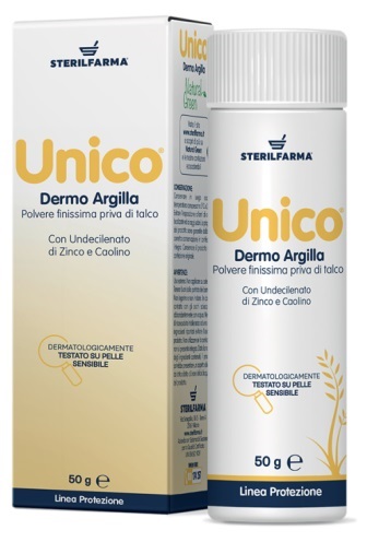 UNICO DERMO ARGILLA POLVERE SENZA TALCO 50 G - Fontenova srl