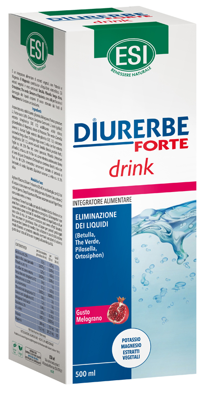 ESI DIURERBE FORTE DRINK MELOGRANO 500 ML - Fontenova srl