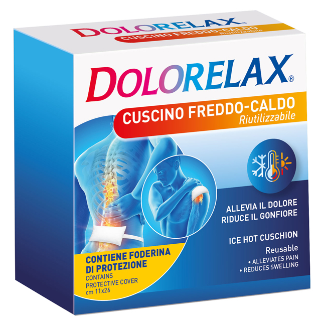 DOLORELAX ICE HOT CUSCINO RIUTILIZZABILE 11X26 CM 2 PEZZI - Fontenova srl