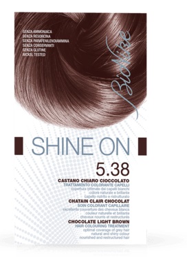 BIONIKE SHINE ON 5,38 CASTANO CHIARO CIOCCOLATO 125 ML - Fontenova srl