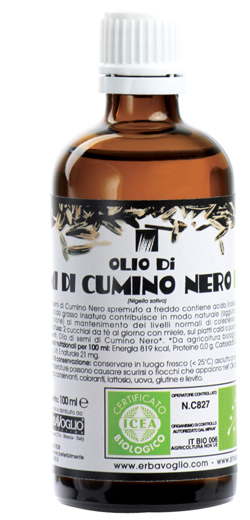 OLIO SEMI CUMINO NERO BIOLOGICO - Fontenova srl