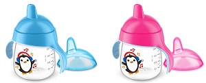 AVENT TAZZA CON BECCUCCIO DECORATA ROSA 260 ML - Fontenova srl