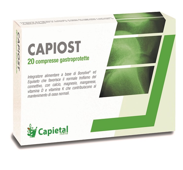 CAPIOST 20 COMPRESSE GASTROPROTETTE 28 G - Fontenova srl