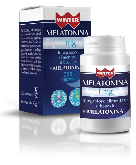 WINTER MELATONINA 1 MG 200 COMPRESSE - Fontenova srl
