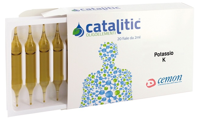 CATALITIC OLIGOELEMENTI POTASSIO K 20 AMPOLLE - Fontenova srl
