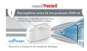 CONTENITORE URINA 24 ORE MEDIPRESTERIL - Fontenova srl