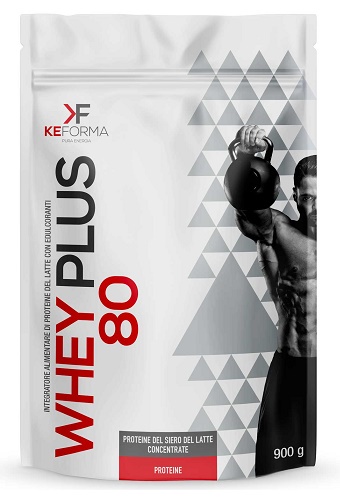 WHEY PLUS 80 FRAGOLA BUSTA 900 G - Fontenova srl