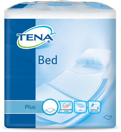 TRAVERSA PER INCONTINENZA NON RIMBOCCABILE TENA BED PLUS 60X40CM 40 PEZZI - Fontenova srl