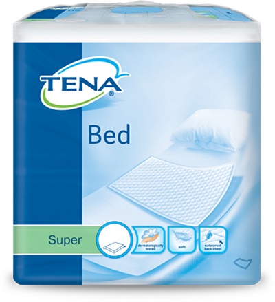 TRAVERSA PER INCONTINENZA NON RIMBOCCABILE TENA BED SUPER 60X90CM 35 PEZZI - Fontenova srl
