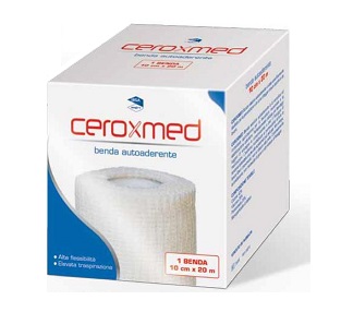 BENDA ELASTICA AUTOADERENTE CEROXMED 2000 X 10 CM 1 PEZZO - Fontenova srl