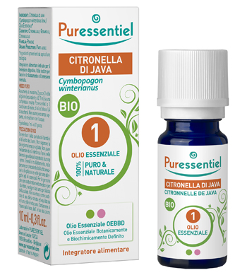 PURESSENTIEL CITRONELLA OLIO ESSENZIALE BIO 10 ML - Fontenova srl