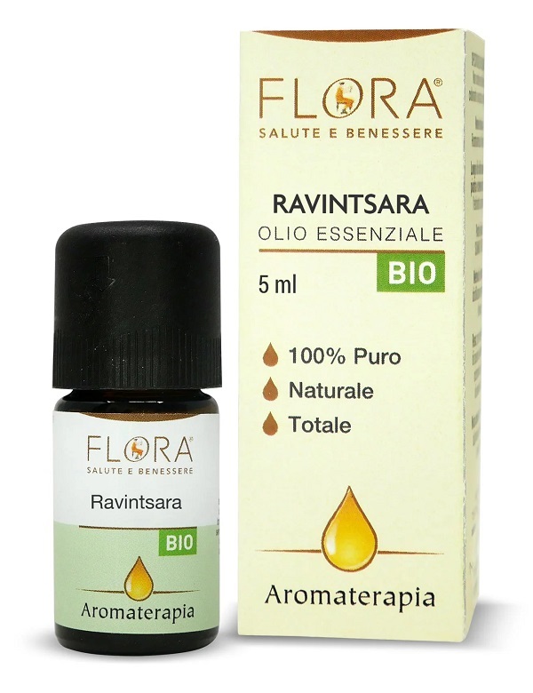 AROMATERAPIA RAVINTSARA OLIO ESSENZIALE BIO 5 ML - Fontenova srl
