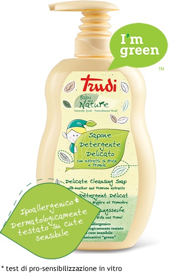 TRUDI BABY NATURE SAPONE DETERGENTE DELICATO 400 ML - Fontenova srl