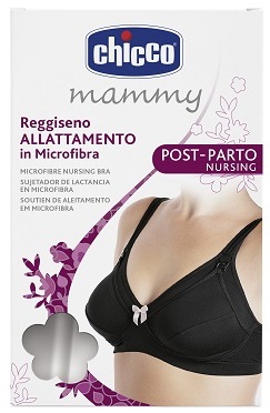 CHICCO MAMMY REGGISENO MICROFIBRA ALLATTAMENTO NERO 5C - Fontenova srl