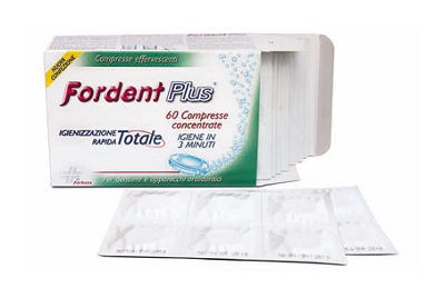 FORDENT PLUS 60 COMPRESSE CONCENTRATE PER DENTIERE E APPARECCHI ORTODONTICI - Fontenova srl