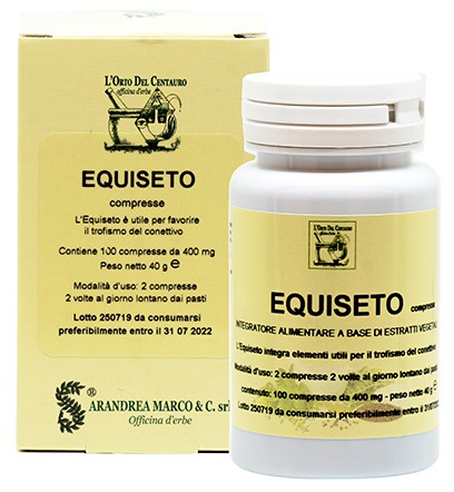 EQUISETO 400 MACERATO GLICERICO 100  COMPRESSE - Fontenova srl