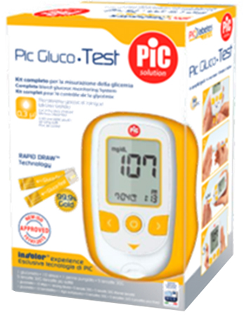 PIC GLUCOTEST KIT GLUCOMETRO - Fontenova srl
