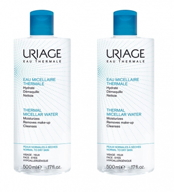 URIAGE EAU MICELLARE PER PELLI NORMALI/SECCHE 1+1 - Fontenova srl