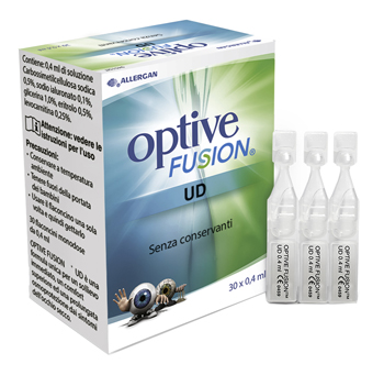 OPTIVE FUSION UD SOLUZIONE OFTALMICA STERILE 30 FLACONCINI MONODOSE 0,4 ML - Fontenova srl
