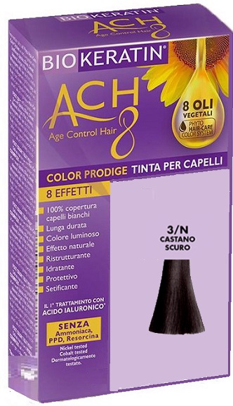 BIOKERATIN ACH8 COLOR PRODIGE 3/N CASTANO SCURO - Fontenova srl