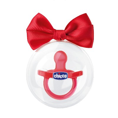 CHICCO GOMMOTTO ROSSO IN SILICONE 0-6 MESI - Fontenova srl