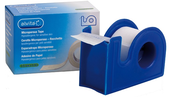 ALVITA CEROTTO MICROPOROSO ROCCHETTO M5X2,5CM - Fontenova srl