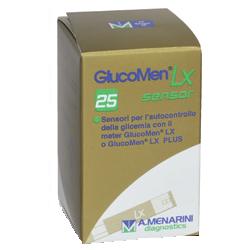 STRISCE MISURAZIONE GLICEMIA GLUCOMEN LX PLUS 25 PEZZI - Fontenova srl