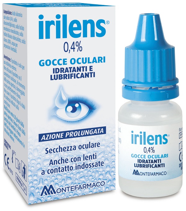 GOCCE OCULARI IRILENS 0,4% IDRATANTI E LUBRIFICANTI 10 ML - Fontenova srl