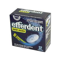 EFFERDENT PULIZIA DENTIERE 90 COMPRESSE EFFERVESCENTI - Fontenova srl