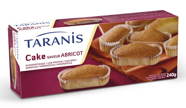 TARANIS TORTINA ALBICOCCA 6 X 40 G - Fontenova srl