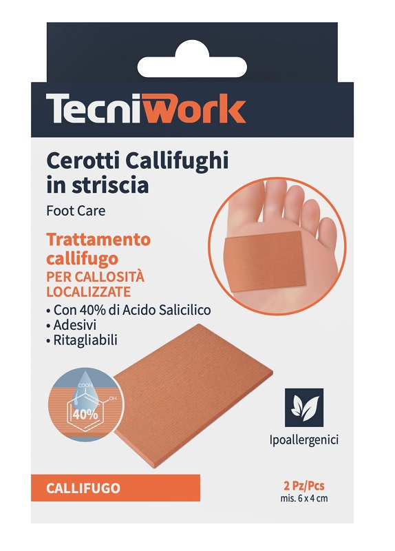 CEROTTI CALLIFUGHI IN STRISCIA CONFEZIONE DA 2 PEZZI - Fontenova srl