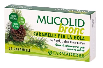 MUCOLID BRONC PROPOLI&PINO 24 CARAMELLE - Fontenova srl