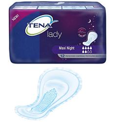 PANNOLONE SAGOMATO TENA DISCREET MAXI NIGHT 12 PEZZI - Fontenova srl
