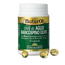 NATUROLI OLIO DI AGLIO BIANCOSPINO OLIVO 70 SOFTGEL - Fontenova srl