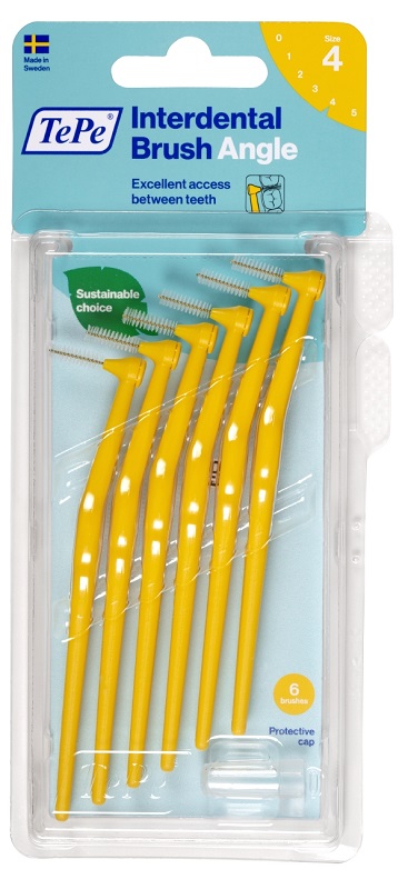 TEPE ANGLE SCOVOLINO GIALLO 0,7MM 6 PEZZI - Fontenova srl