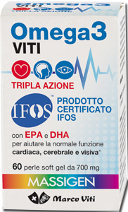 OMEGA3 VITI TRIPLA AZIONE 60 PERLE - Fontenova srl