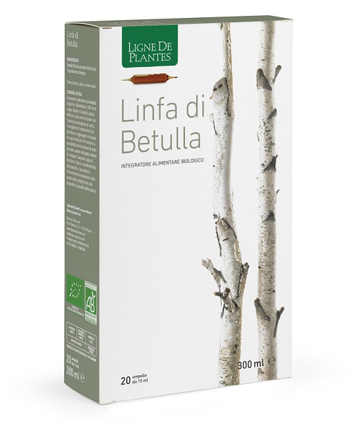 LINFA DI BETULLA BIOLOGICO 20 AMPOLLE BEVIBILI DA 15 ML - Fontenova srl