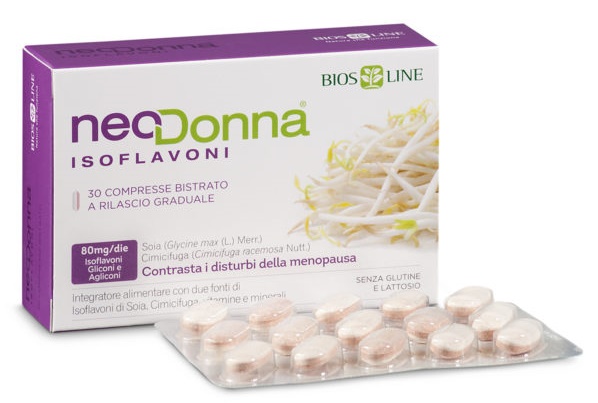 BIOSLINE NEODONNA ISOFLAVONI BISTRATO 30 COMPRESSE - Fontenova srl