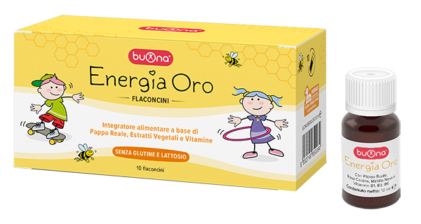 BUONA ENERGIA ORO 10 FLACONCINI DA 10 ML - Fontenova srl