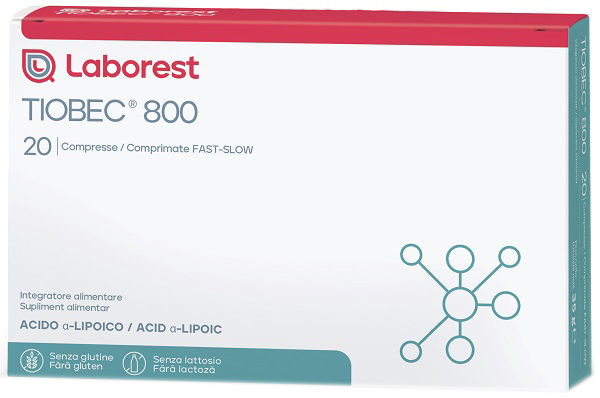 TIOBEC 800 20 COMPRESSE FAST-SLOW SENZA GLUTINE E LATTOSIO - Fontenova srl
