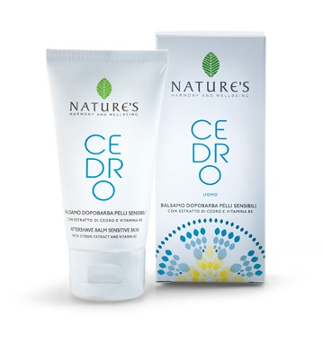 NATURE'S CEDRO UOMO BALSAMO DOPOBARBA PELLI SENSIBILI 75 ML - Fontenova srl
