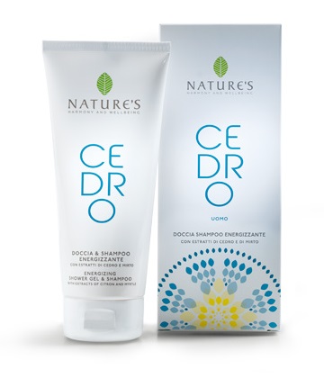 NATURE'S CEDRO UOMO DOCCIASHAMPOO ENERGIZZANTE 200 ML - Fontenova srl