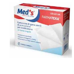 GARZA COMPRESSA MEDS 12/8 36X40CM 12 PEZZI - Fontenova srl