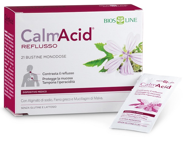 BIOSLINE CALMACID REFLUSSO 21 BUSTINE MONODOSE - Fontenova srl